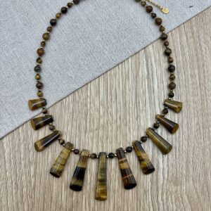 Κολιε με ματι της τιγρης