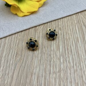 Ατσαλινα σκουλαρικια με πετρες