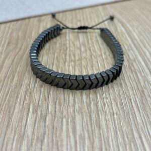 Βραχιολι αντρικο με αιματιτες