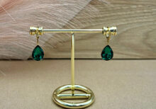 Σκουλαρικια ατσαλινα σταγονες